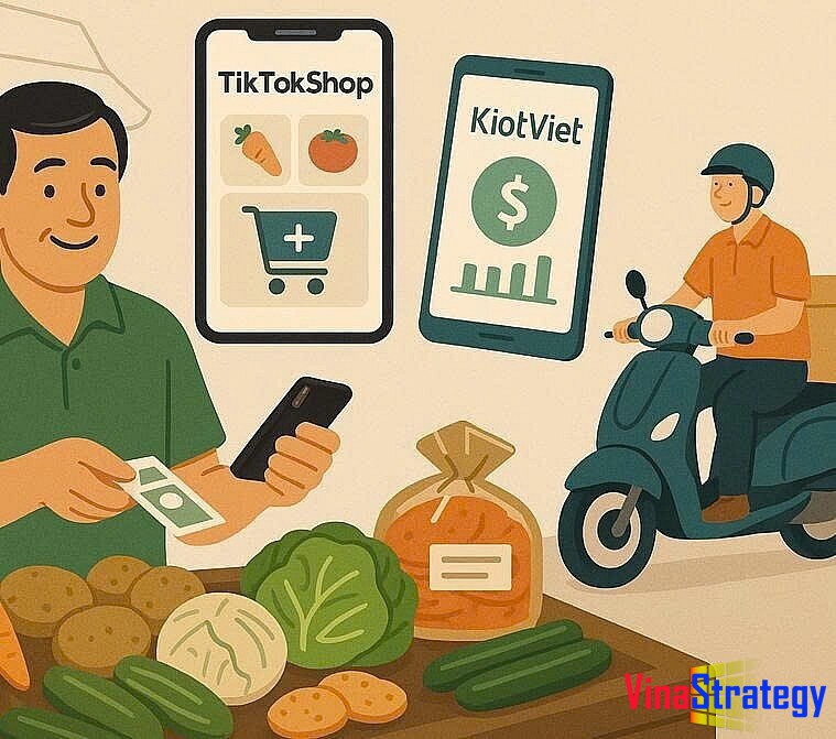 Sổ tay chuyển đổi số tiểu thương chợ truyền thống