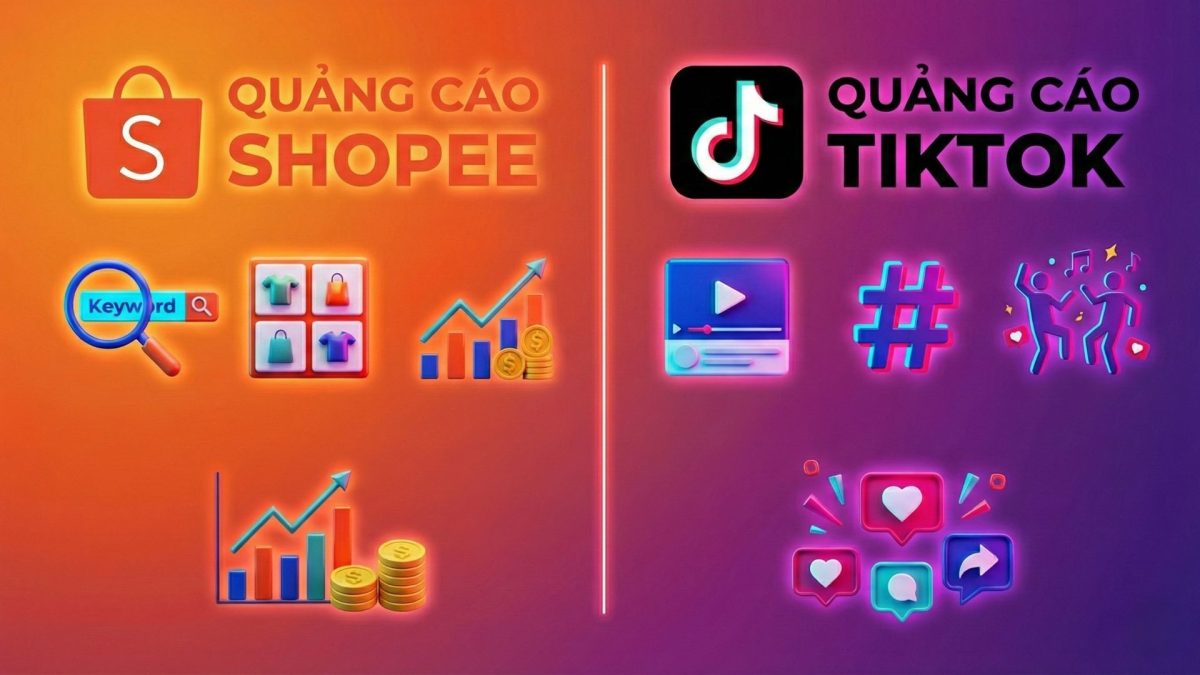 So Sánh Hiệu Quả Quảng Cáo Shopee Và TikTok 2025
