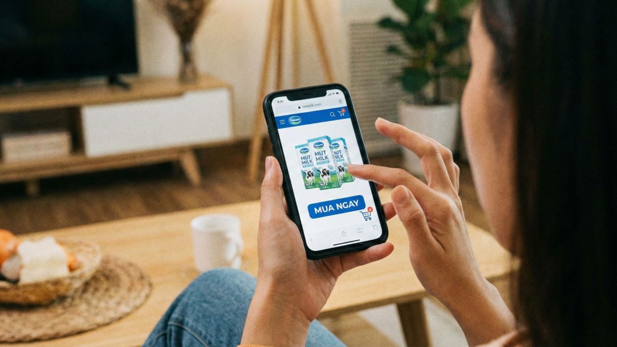 Xu hướng mua sữa online và cửa hàng tiện lợi của người tiêu dùng năm 2025